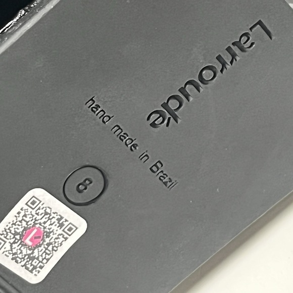 New Larroude Blair Platform Shoes Sz 8 Black Patent Mary Janes Whimsigoth No Box - Picture 9 of 11